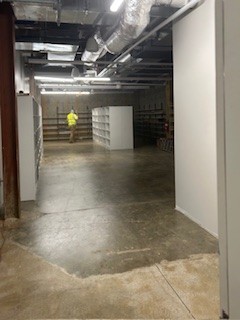 Seal coating archive room
